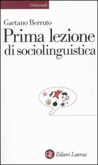 Prima lezione di sociolinguistica - Librerie.coop