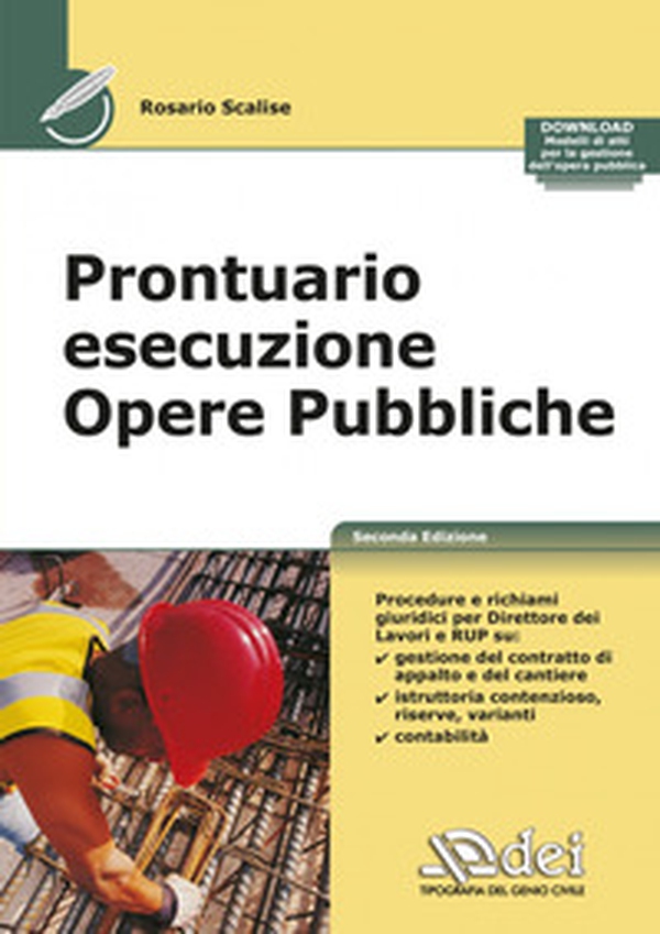 Prontuario esecuzione opere pubbliche - Librerie.coop Prontuario esecuzione opere pubbliche - Librerie.coop
