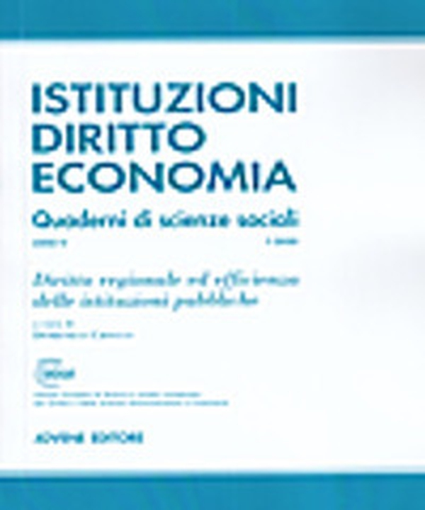 Diritto regionale ed efficienza delle istituzioni pubbliche - Librerie.coop