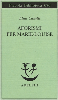 Aforismi per Marie-Louise - Librerie.coop Aforismi per Marie-Louise - Librerie.coop