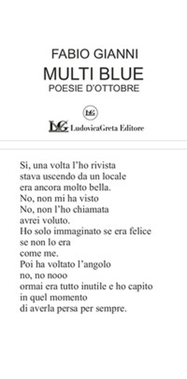 Multiblue. Poesie d'ottobre - Librerie.coop