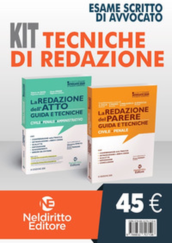 Kit tecniche di redazione. La redazione dell'atto. Guida e tecniche. La redazione del parere. Guida e tecniche - Librerie.coop Kit tecniche di redazione. La redazione dell'atto. Guida e tecniche. La redazione del parere. Guida e tecniche - Librerie.coop