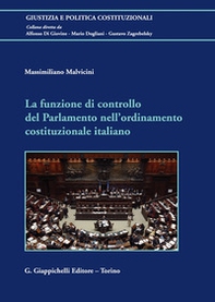 La funzione di controllo del Parlamento nell'ordinamento costituzionale italiano - Librerie.coop