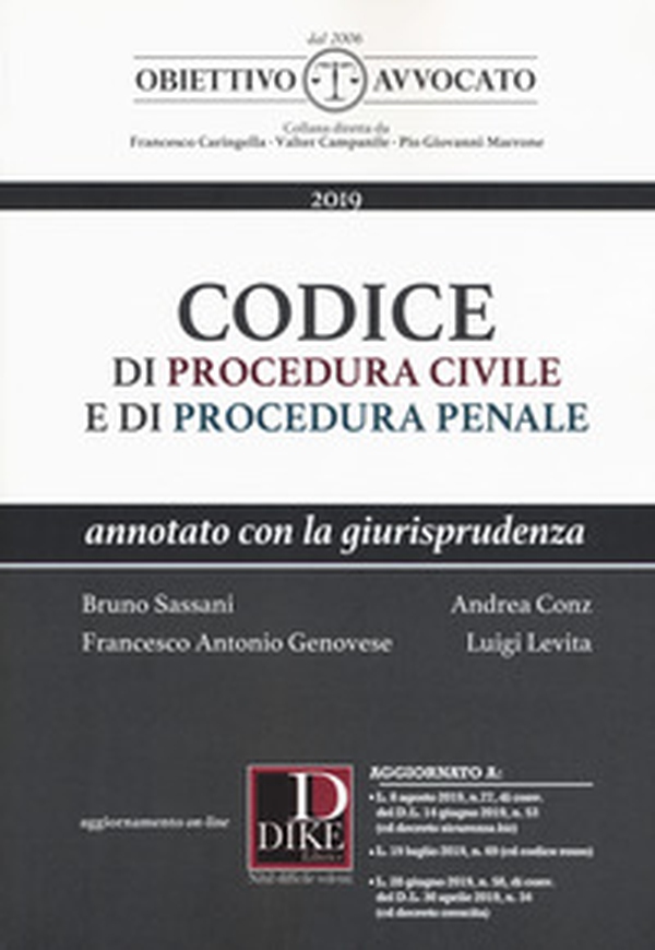 Codice di procedura civile e di procedura penale. Annotato con la giurisprudenza - Librerie.coop Codice di procedura civile e di procedura penale. Annotato con la giurisprudenza - Librerie.coop