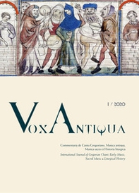 Vox antiqua. Commentaria de cantu gregoriano, musica antiqua, musica sacra et historia liturgica - Librerie.coop