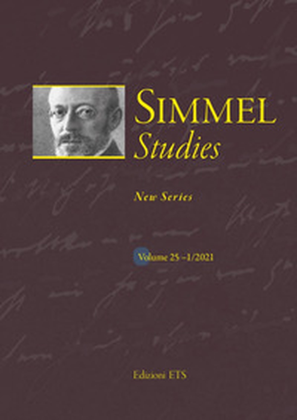 Simmel studies. New series - Vol. 1 - Librerie.coop Simmel studies. New series - Vol. 1 - Librerie.coop
