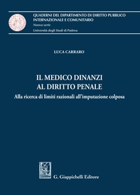 Il medico dinanzi al diritto penale - e-Book - Librerie.coop