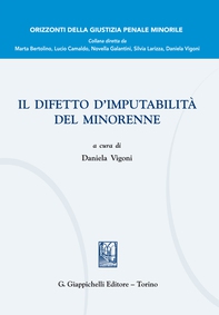 Il difetto d'imputabilità del minorenne - Librerie.coop