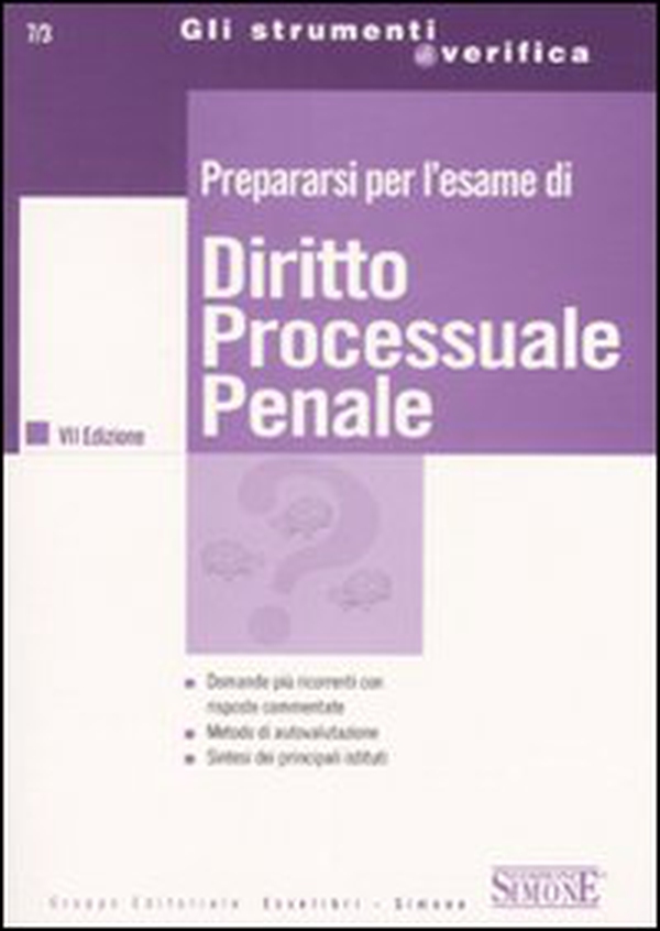 Prepararsi per l'esame di diritto processuale penale - Librerie.coop Prepararsi per l'esame di diritto processuale penale - Librerie.coop