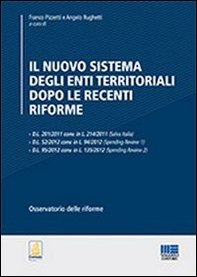 Il nuovo sistema degli enti territoriali dopo le recenti riforme - Librerie.coop