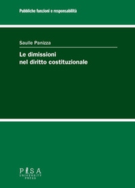 Le dimissioni nel diritto costituzionale - Librerie.coop