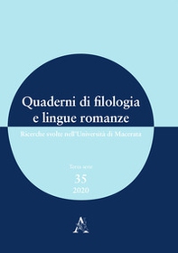 Quaderni di filologia e lingue romanze. Ricerche svolte nell'Università di Macerata (2020) - Vol. 35 - Librerie.coop