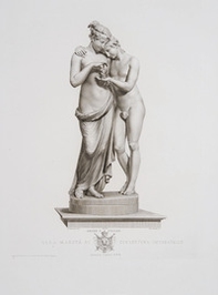 Stampe delle opere scolpite da Antonio Canova Roma MDCCCXVII (1817). Riproduzione anastatica integrale - Librerie.coop