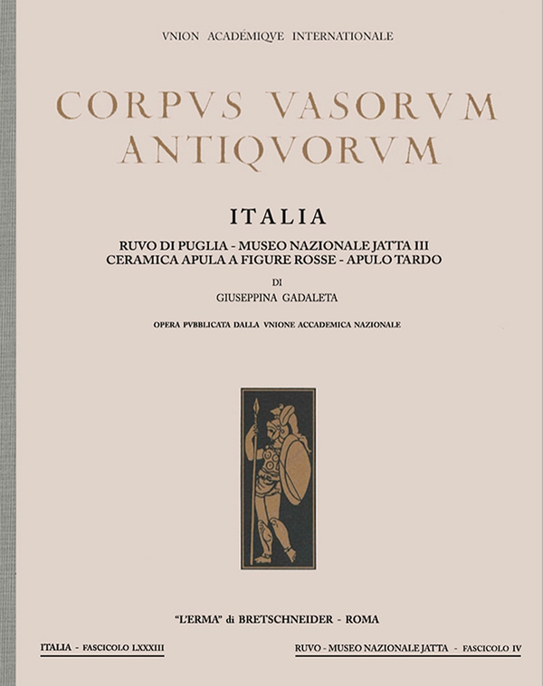 Corpus Vasorum Antiquorum. Italia, 83. Fasc. IV. Ruvo di Puglia - Librerie.coop