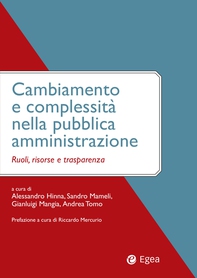 Cambiamento e complessità nella pubblica amministrazione - Librerie.coop