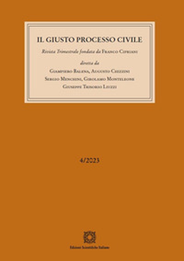 Il giusto processo civile - Vol. 4 - Librerie.coop Il giusto processo civile - Vol. 4 - Librerie.coop