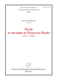 Studi in ricordo di Tommaso Pedìo (1917-2000) - Librerie.coop
