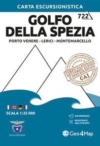 Golfo della Spezia: Porto Venere, Lerici, Montemarcello 1:25.000 - Librerie.coop