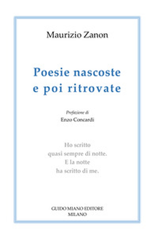 Poesie nascoste e poi ritrovate - Librerie.coop