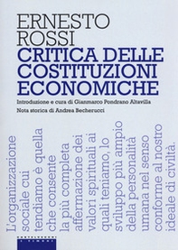 Critica delle costituzioni economiche - Librerie.coop Critica delle costituzioni economiche - Librerie.coop