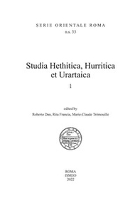 Studia Hethitica, Hurritica et Urartaica - Librerie.coop Studia Hethitica, Hurritica et Urartaica - Librerie.coop