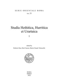 Studia Hethitica, Hurritica et Urartaica - Librerie.coop