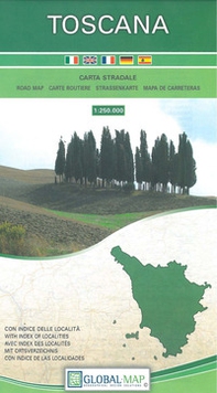 Toscana. Carta stradale della regione 1:250.000 - Librerie.coop