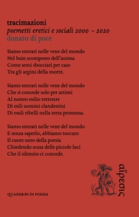 Tracimazioni. Poemetti eretici e sociali 2000-2020 - Librerie.coop