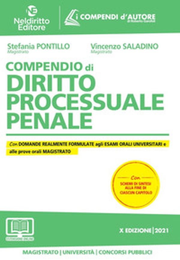 Compendio di diritto processuale penale - Librerie.coop Compendio di diritto processuale penale - Librerie.coop