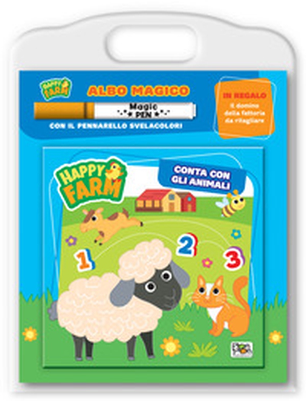 Conta con gli animali. Happy farm. Albo magico - Librerie.coop Conta con gli animali. Happy farm. Albo magico - Librerie.coop