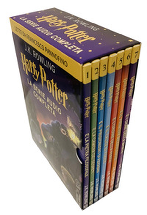 Harry Potter. La serie audio completa letta da Francesco Pannofino letto da Francesco Pannofino. Audiolibro. 11 CD Audio formato MP3 - Librerie.coop Harry Potter. La serie audio completa letta da Francesco Pannofino letto da Francesco Pannofino. Audiolibro. 11 CD Audio formato MP3 - Librerie.coop
