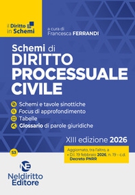 Schemi di procedura civile 2026 - Librerie.coop