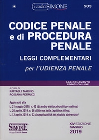 Codice penale e di procedura penale. Leggi complementari - Librerie.coop