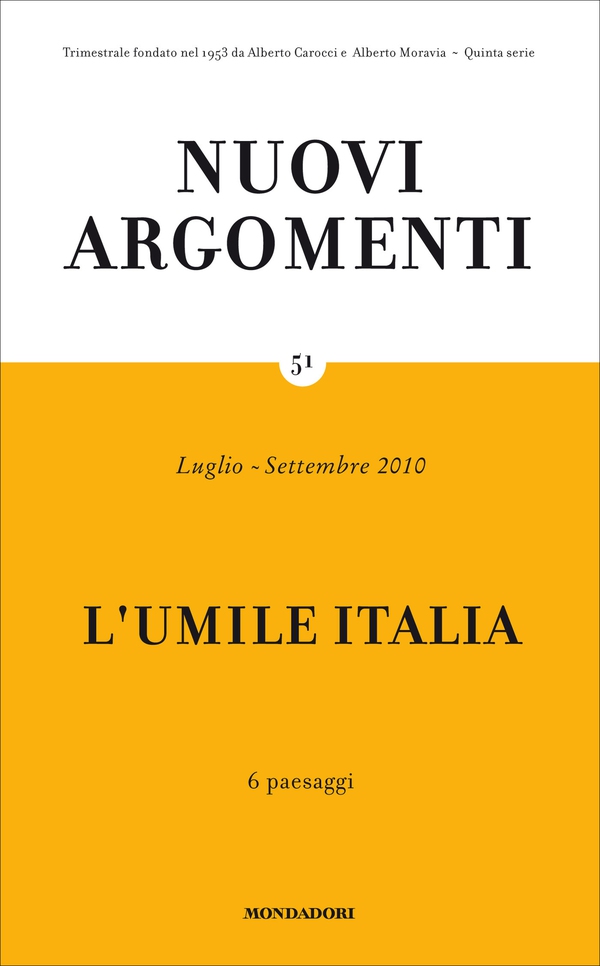 Nuovi Argomenti (51) - Librerie.coop Nuovi Argomenti (51) - Librerie.coop