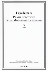 Prassi ecdotiche della modernità letteraria - Librerie.coop
