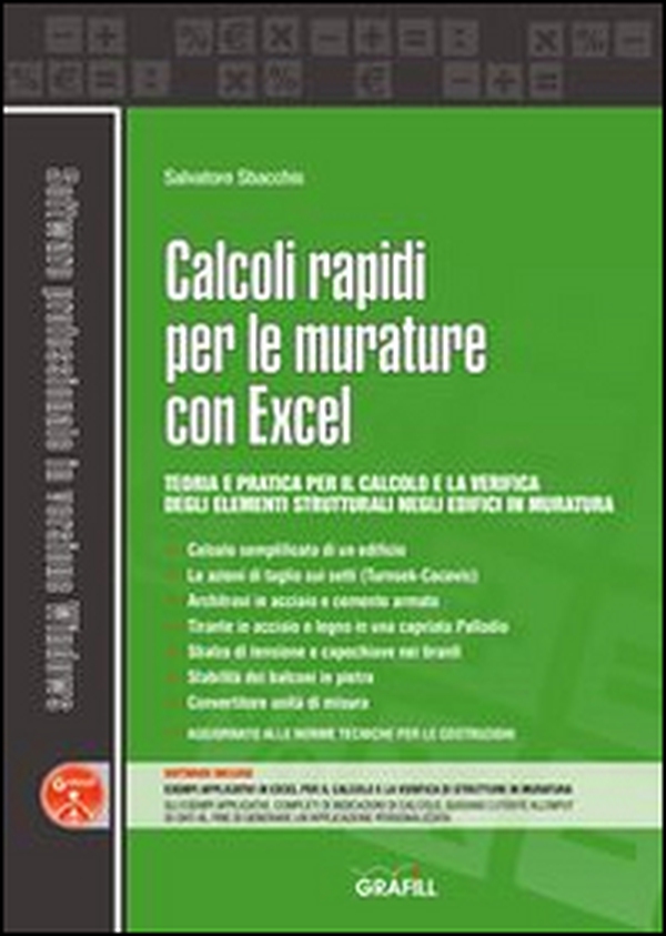 Calcoli rapidi per le murature con Excel - Librerie.coop Calcoli rapidi per le murature con Excel - Librerie.coop