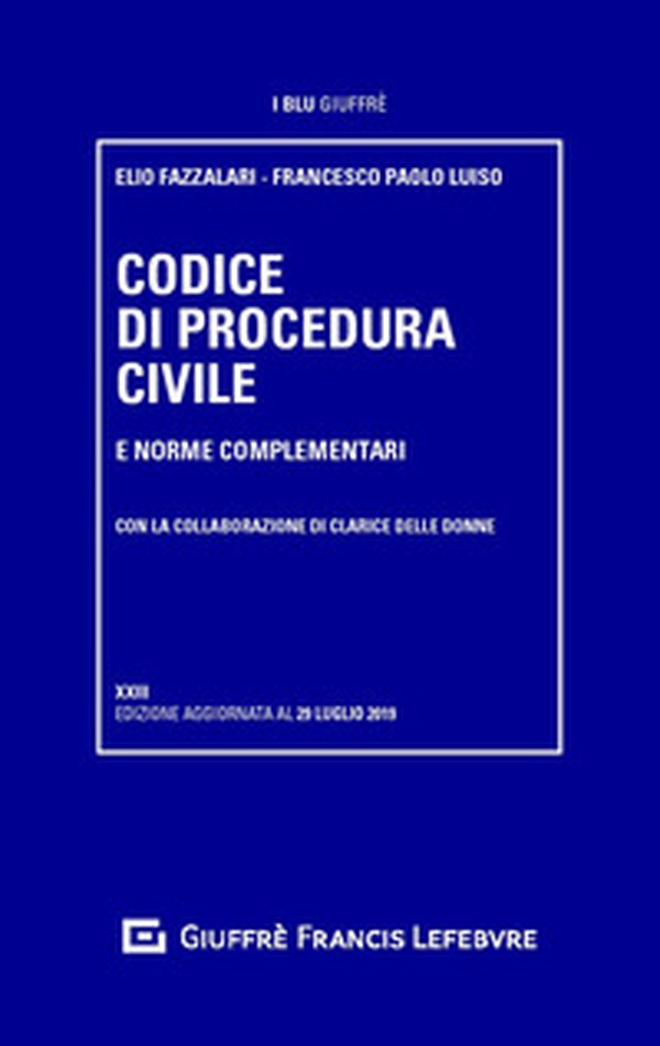 Codice di procedura civile e norme complementari - Librerie.coop Codice di procedura civile e norme complementari - Librerie.coop