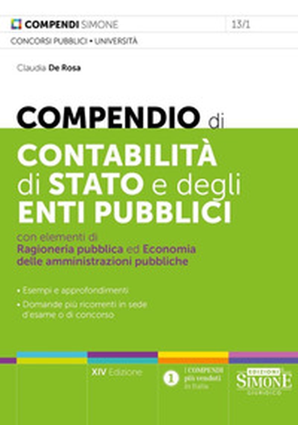 Compendio di contabilità di Stato e degli enti pubblici con elementi di ragioneria pubblica - Librerie.coop Compendio di contabilità di Stato e degli enti pubblici con elementi di ragioneria pubblica - Librerie.coop