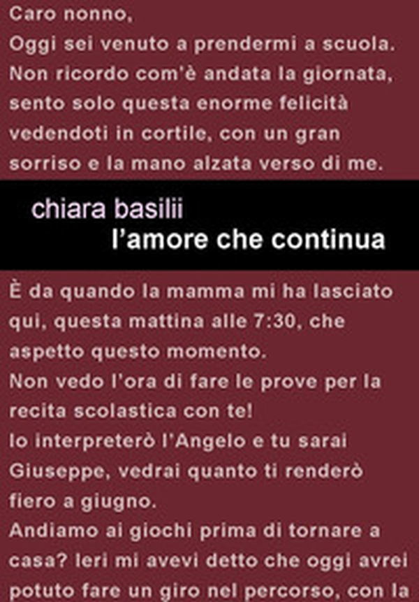 L'amore che continua - Librerie.coop L'amore che continua - Librerie.coop