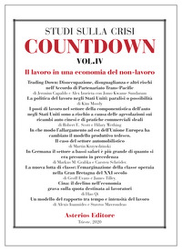 Countdown. Studi sulla crisi - Librerie.coop Countdown. Studi sulla crisi - Librerie.coop