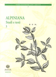 Alpiniana. Studi e testi - Librerie.coop