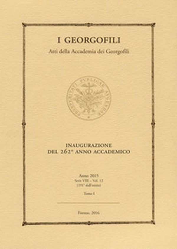 I georgofili. Atti - Librerie.coop I georgofili. Atti - Librerie.coop