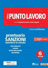 Il Punto Lavoro 6/2026 - Prontuario Sanzioni Rapporto di Lavoro - Librerie.coop