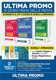 Kit codici normativi magistratura 2024: Codice normativo di Diritto Civile-Codice Normativo di Diritto Penale-Codice Normativo di Diritto Amministrativo - Librerie.coop