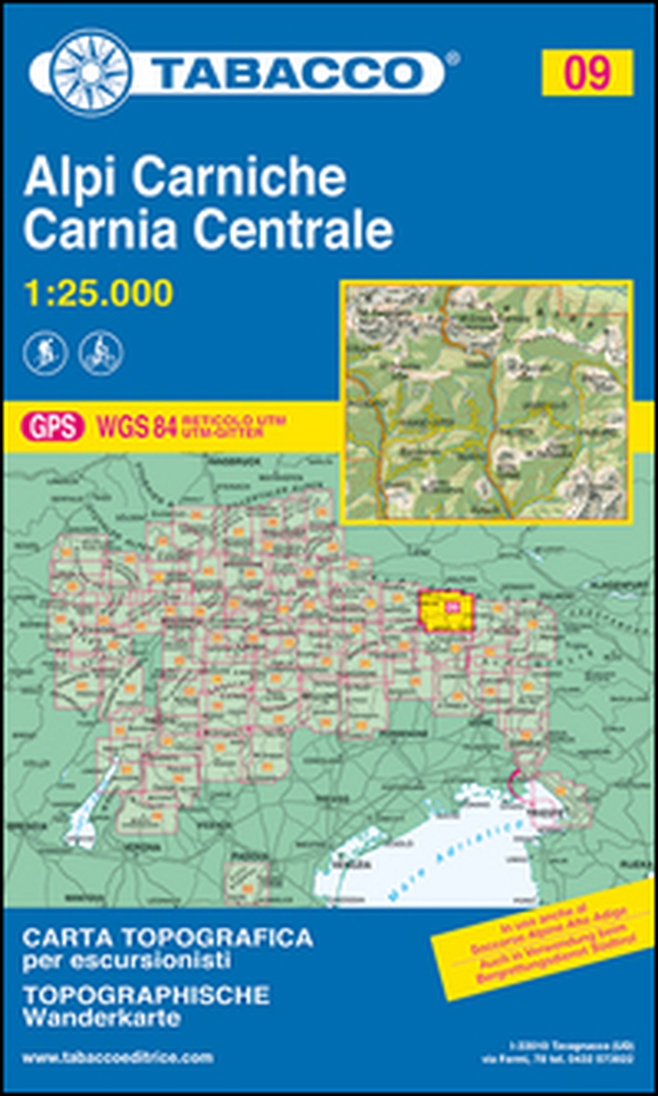 Alpi Carniche. Carnia centrale 1:25.000 - Librerie.coop Alpi Carniche. Carnia centrale 1:25.000 - Librerie.coop