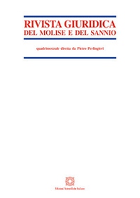 Rivista giuridica del Molise e del Sannio - Vol. 2 - Librerie.coop