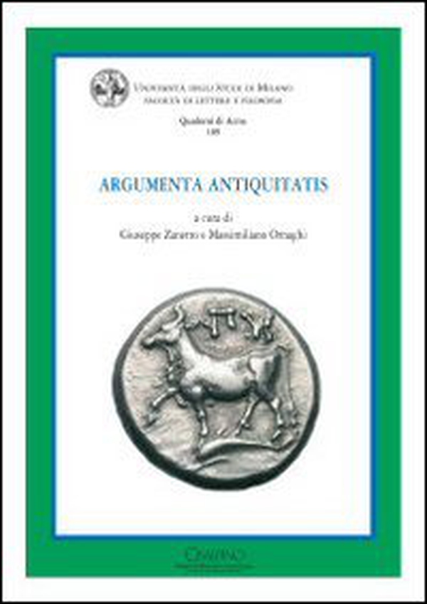 Argumenta antiquitatis - Librerie.coop Argumenta antiquitatis - Librerie.coop