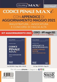 Codice penale maxi con appendice di aggiornamento maggio 2021. Magistratura, avvocatura e concorsi di fascia alta - Librerie.coop Codice penale maxi con appendice di aggiornamento maggio 2021. Magistratura, avvocatura e concorsi di fascia alta - Librerie.coop