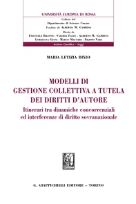 Modelli di gestione collettiva a tutela dei diritti d'autore- e-Book - Librerie.coop