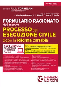 Formulario ragionato del nuovo processo dell'esecuzione civile dopo la riforma Cartabia - Librerie.coop Formulario ragionato del nuovo processo dell'esecuzione civile dopo la riforma Cartabia - Librerie.coop